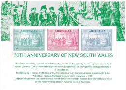 Australia 1937 150th Anniversary New South Wales Replica Card No 15 - Lettres & Documents