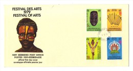 Premier Jour D´ Emission, FDC: Nouvelles Hebrides, Port Vila, Festival Des Arts, 1979, 04-12-79 (13-2978) - FDC