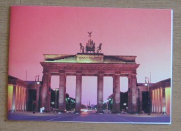 Berlin Brandenburger Tor Brandenburg Gate Deutsche Post Fold Card - Porte De Brandebourg