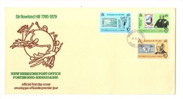 Premier Jour D´ Emission, FDC: Nouvelles Hebrides, Port Vila, Sir Rowland Hill 1795-1879, 10-09-79 (13-2986) - FDC