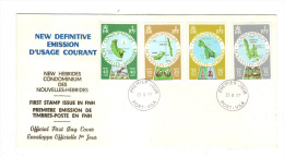 Premier Jour D´ Emission, FDC: Nouvelles Hebrides,Port Vila, New Definitive Emission D´ Usage Courant, 23-11-77 - FDC