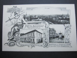 VIERSEN, Hotel Kaiserhof ,  Schöne Karte Um 1910 - Viersen