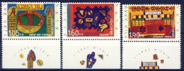 ##C2151. Israel 1996. S.Pick. Paintings. Michel 1401-03. MNH(**) - Unused Stamps (with Tabs)
