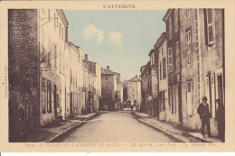 63 - CPA  SAINT GERMAIN LEMBRON - La Grande Rue - Saint Germain Lembron