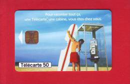 277 - Telecarte Publique Le Requin 98 Cabine Telephonique Surf Planche (F777A) - 1998