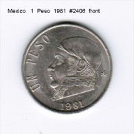 MEXICO    1  PESO  1981  (KM # 460) - Messico