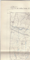 C1085 - CARTINA TOPOGRAFICA - CARTA D'ITALIA ISTITUTO GEOGRAFICO MILITARE 1966 - F.:56  CALUSO/ALPINISMO - Topographical Maps
