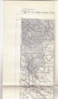 C1090 - CARTINA TOPOGRAFICA - CARTA D'ITALIA ISTITUTO GEOGRAFICO MILITARE 1967 - F.:42 CASTELLAMONTE/ALPINISMO - Topographical Maps