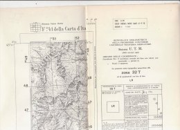 C1094 - CARTINA TOPOGRAFICA - CARTA D'ITALIA ISTITITUTO GEOGRAFICO MILITARE Anni '60 - F.:41 RHEMES NOTRE DAME/ALPINISMO - Topographical Maps