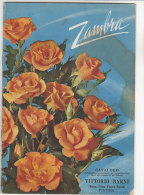 C1123- Catalogo LISTINO ILLUSTRATO 1961 FLORICOLTURA VITTORIO BARNI-PISTOIA /ROSE ZAMBRA - Jardinería