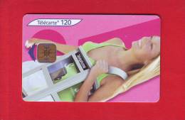 290 - Telecarte Publique Cabine Bagage Femme 1 (F1323D) - 2004