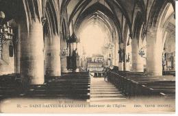 SAINT SAUVEUR LE VICOMTE Intérieur De L'église - Saint Sauveur Le Vicomte