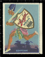 Old Original German Poster Stamp (advertising Cinderella, Reklamemarke) Goebel Beer - Brewery Bier Egyptian Brauerei - Bier