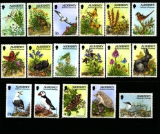 ALDERNEY - 1994  FLORA AND FAUNA  SET  MINT NH - Alderney