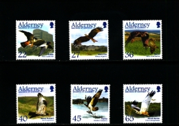 ALDERNEY - 2002  MIGRATING  BIRDS  SET  MINT NH - Alderney