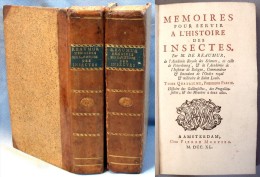 Mémoires Pour Servir à L’Histoire Des INSECTES / M. De Réaumur / Éditions Pierre Mortier à Amsterdam En 1740 / Tome 4 Co - 1701-1800