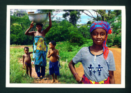 TOGO - Villagers Postcard Mailed To The UK As Scans - Togo