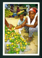 TOGO - Orange Vendor Postcard Mailed To The UK As Scans - Togo