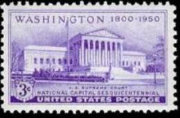 USA 1950 Scott 991, Supreme Court Buildning, MNH (**) - Nuovi