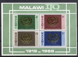 Myz059 ILO INTERNATIONAL LABOUR ORGANISATION MALAWI 1969 PF/MNH - ILO
