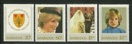 British Antarctic Territory      " Princess Diana "      Set     SC# 92-95  MNH** - Unused Stamps