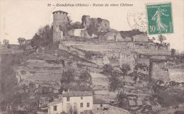 Cp , 69 , CONDRIEUX , Ruines Du Vieux Château - Condrieu