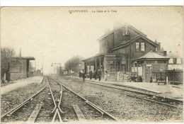 Carte Postale Ancienne Gravelines - La Gare Et La Voie - Chemin De Fer - Gravelines