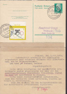 Germany DDR Uprated Postal Stationery Ganzsache Entier M. Antwort 1964 MS Trelleborg TRAVEMÜNDE-TRELLEBORG Olympic Games - Cartes Postales - Oblitérées