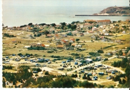 CP  50  BARNEVILLE -sur -MER     A  CI.  544-20     Vue  Aérienne   Le  Camping  Des  Bosquets - Barneville