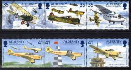 Alderney - 1995 Aircrafts Strip MNH__(TH-4933) - Alderney