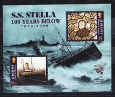 Alderney - 1999 S.S.Stella Block MNH__(TH-3938) - Alderney