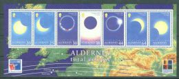 Alderney - 1999 Solar Eclipse Block MNH__(THB-164) - Alderney