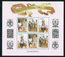 Angola - 1998 Diana Kleinbogen (3) MNH__(THB-2327) - Angola