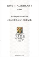 BERLIN - MI.NR. 728 - ETB 10/1984 - 1° Giorno – FDC (foglietti)