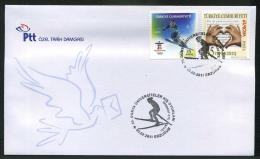 TURKEY 2011 FDC - Freestyle Skiing / 2011 Winter UNIVERSIADE, Erzurum, Feb. 05 - FDC