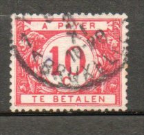 BELGIQUE Taxe 10c Rouge Carminé1919-20 N°27 - Briefmarken