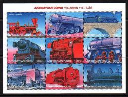 Azerbaïjan - 1996 Azerbaijan Railways Kleinbogen MNH__(TH-6082) - Azerbaïdjan
