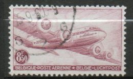 BELGIQUE P Aérienne 8,50f Lilas Brun 1946 N°9 - Other & Unclassified