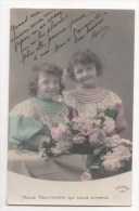 CPA Fantaisie - Enfants - Fillette - Fleur - Other & Unclassified