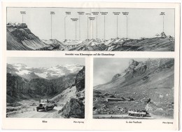 Topografische - Reisekarte Klausen Post Linthal- Altdorf Mit Postauto Saurer Car - Linthal