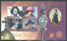 Barbados - 2002 Elizabeth II Block MNH__(THB-2530) - Barbados (1966-...)