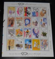 Belgium - 1999 Millennium Sheet MNH__(THB-959) - 1991-2000