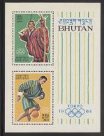 Bhutan - 1964 Tokyo Block MNH__(THB-3749) - Bhután