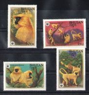 Bhutan - 1984 Monkeys MNH__(TH-6001) - Bhután