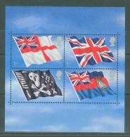 Great Britain - 2001 U-boat,flags Block MNH__(TH-9303) - Blokken & Velletjes