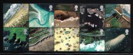 Great Britain - 2002 Coastal Landscapes Block Of Ten MNH__(THB-2810) - Ungebraucht