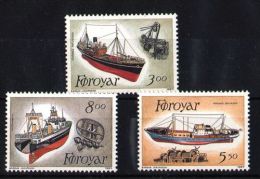 Faroe Islands - 1987 Fishing Boats MNH__(TH-4055) - Faroe Islands