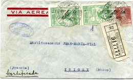 ARGENTINE LETTRE RECOMMANDEE VIA AERA Cie Gle AEROPOSTALE DEPART BUENOS AIRES 20 JUN 30 POUR LA FRANCE - Cartas & Documentos