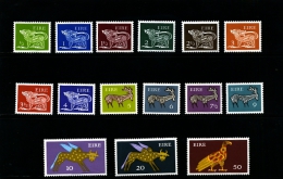 IRELAND/EIRE - 1971  SYMBOLICAL  ANIMALS  DECIMAL CURRENCY  SET  MINT NH - Nuevos