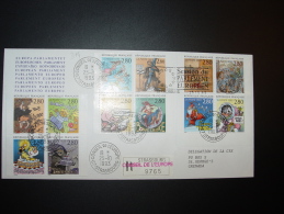 SESSION 25.10.1993 PARASKEVAS AVGERINOS VICE PRESIDENT EDITION PRESTIGE  STRASBOURG CONSEIL EUROPE FDC TIRAGE LIMITE - Gelegenheidsboekjes